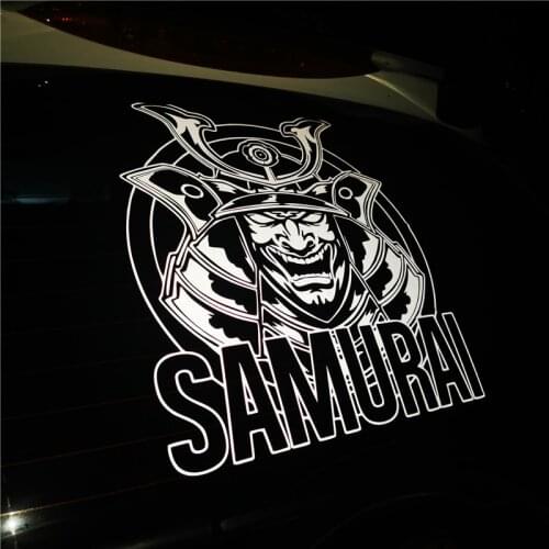 Car Stickers Rear Windshield Garland Modified Personalized Body Decoration Stickers Rear Window Decals for Japan JDM Samurai