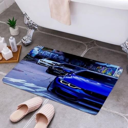 Car Carpet Areas Rug Non-slip Floor Mat Rug 3D Printing Living Room Bedroom Door Mat Home Decoration