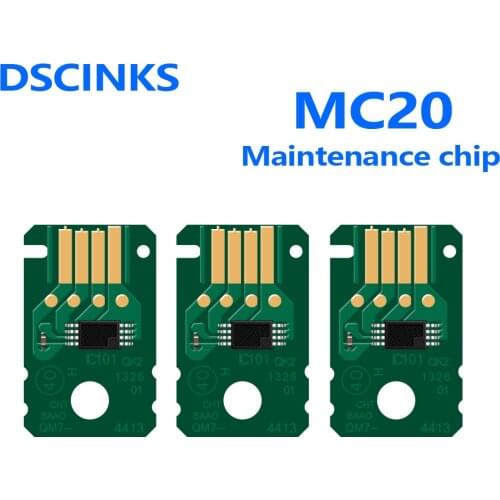 One piece MC20 maintenance tank chip for Canon Pro 500 1000 printer waste ink tank chips for canon MC20 chip