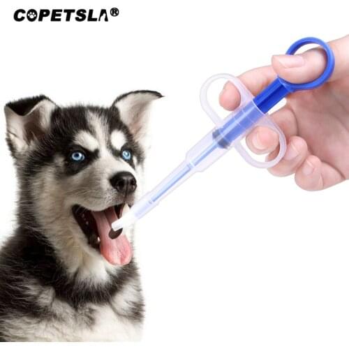Copetsla 1PCS Pet Dog Cat Puppy Pills Dispenser Feeding Kit Given Medicine Control Rods Home Universal Pet Medicine Feeder