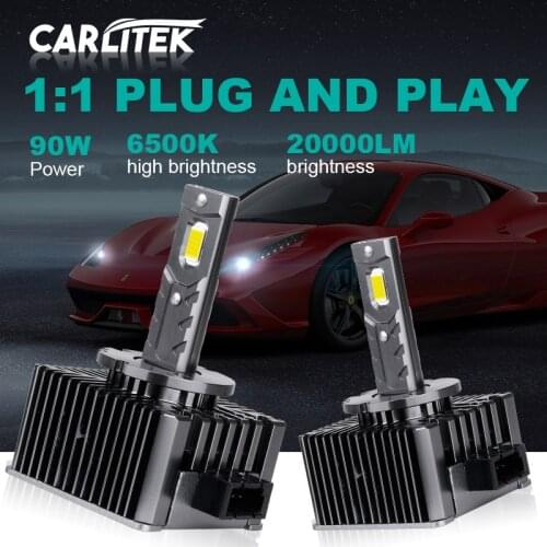 D2S D2 Turbo Led Canbus No Error D2R D4R Car Headlight Bulb Auto 90W 20000LM for BMW Audi Renault Peugeot Kia For Car Light