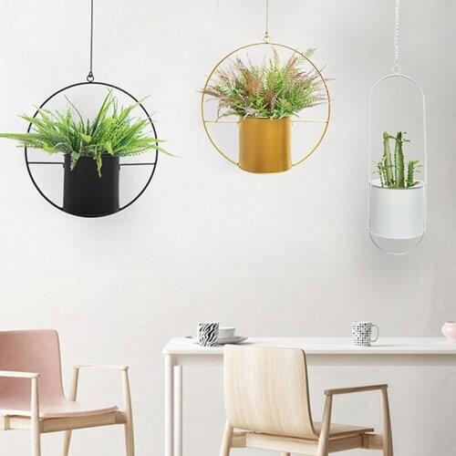 Metal Plant Hanger Chain Hanging Basket Flower Pot Plant Holder Garden Balcony