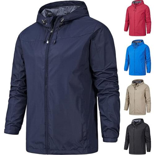 Men Windproof Waterproof Outdoor Jacket Quick-drying Windbreaker Mountaineering Hiking Sports Jackets Chaqueta náutica Hombre