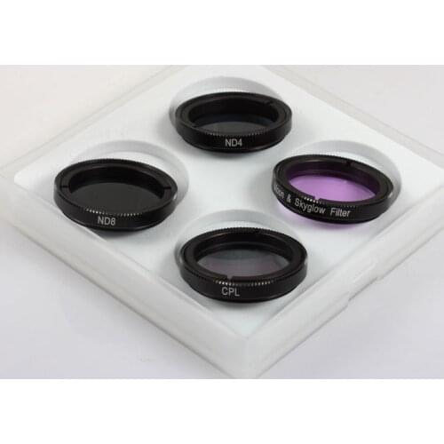 1.25 ''Visual Filter Set(ND4,ND8,CPL,MOON&SKYGLOW)