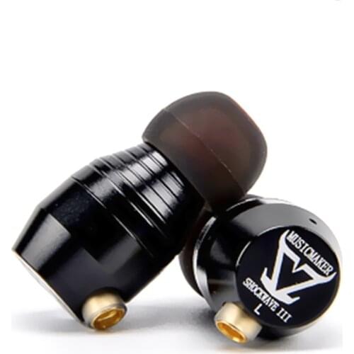 Newest TONEKING MusicMaker SHOCKWAVE III 1DD and 4BA Hybrid 5 Drive Unit DIY HIFI Earphone Kill K3003, IE800, SE846, As UE18PRO