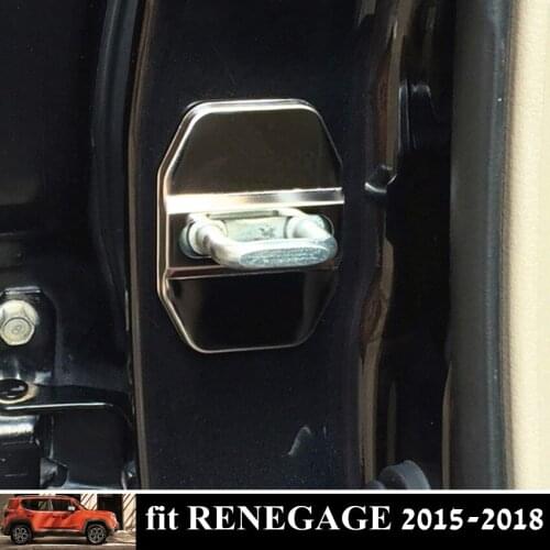 New RENEGAGE 2015-2018 Car Door Lock Key Cover Latch Door Lock Keys Protect Buckle Cover for Jeep RENEGAGE 2018
