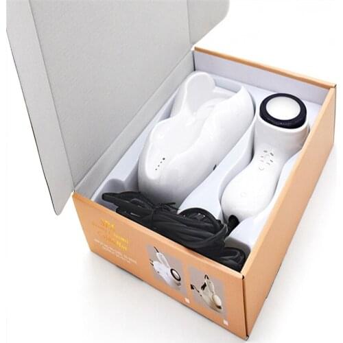 Blue LED Cold Hammer Cryotherapy Ice Cool Clam Skin Tightening Shrink Pore Facial Skin Lifting SPA Beauty Machine