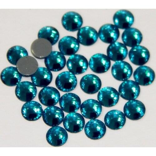 Free Shipping SS30,6.5mm, Zircon blue Color, 288pcs/Bag, DMC Hot Fix Rhinestones Crystal Products
