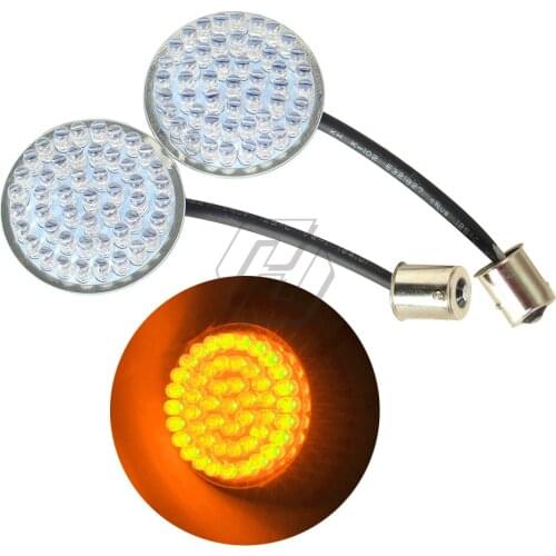 LED Motorcycle Rear Turn Signal Indicator Light Case for Harley HD XL883 XL1200 Sportster Dyna Fat Bob 1156