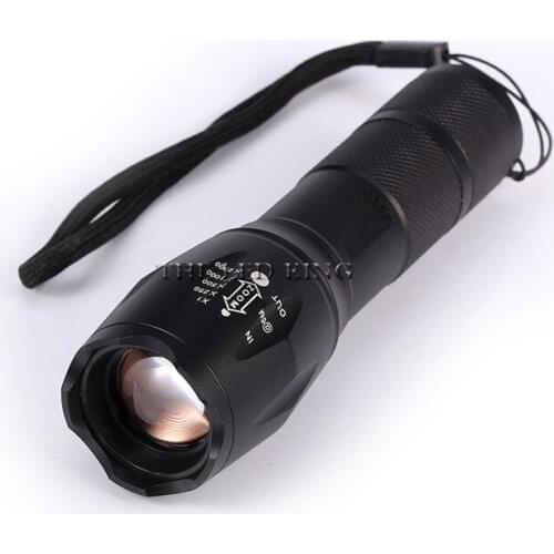 LED Tactical Flashlight 12000 Lumens XM-L T6 L2 V6 Zoomable Lanterna LED Torch Flashlights For 18650 Rechargeable Battery or AAA