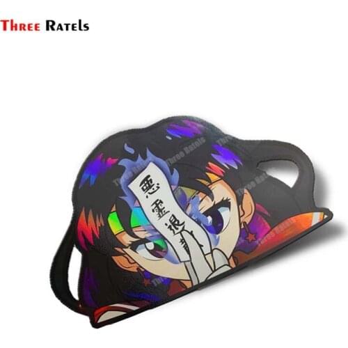 Three Ratels A946 Mars Peek Anime Big Head Vinyl Transfer Car Sticker JDM Window Trunk Decal
