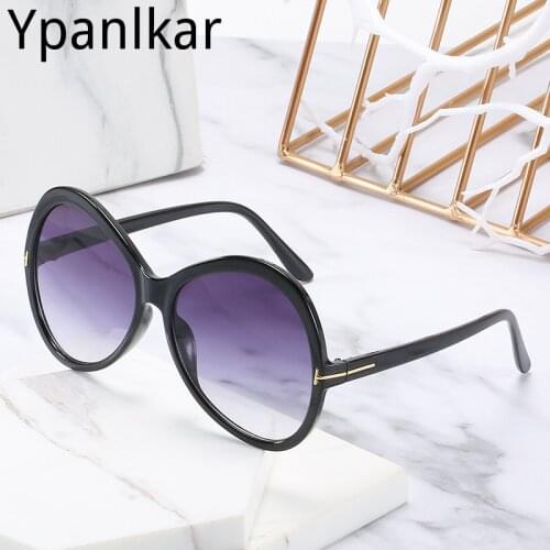 2021 Oversized Sunglasses Women Vintage Luxury Brand Glasses Mirror Classic Vintage Oculos De Sol Feminino UV400