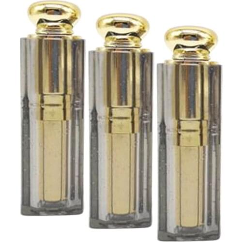 3pcs Plastic Empty Durable Make Up Lipstick Solid Perfume Tubes