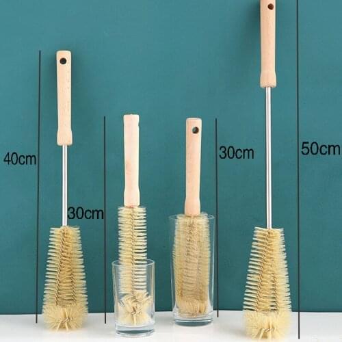 Kitchen Cleaning Brush Long handle sponge cup washing brush cleaning water cup cleaning brush long rod brush sponge brush