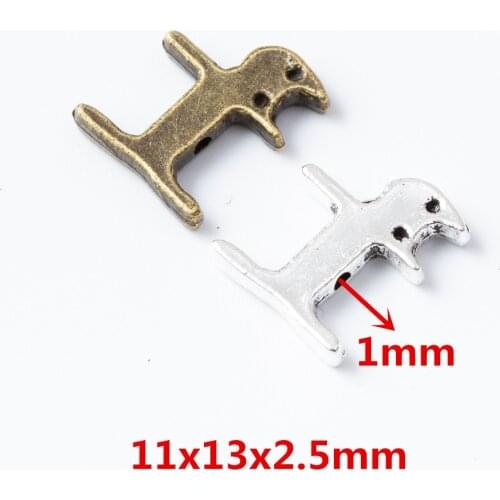 50 pcs/lot Fashion zinc alloy Metal small Hole Beads charms DIY European Bracelet jewelry Fittings making 6668