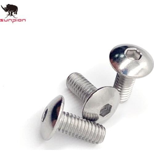 3d printer Accessories M3 M4 304 Stainless Steel Hexagon Socket Head Cap Screws Inner Hex Socket Bolt Metric Thread 3D printer