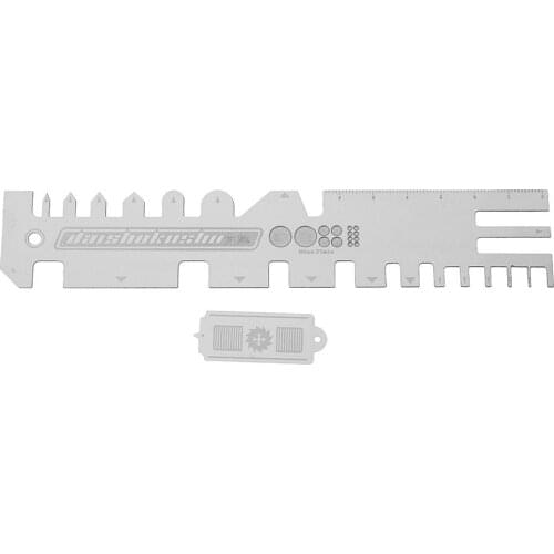 Alexen AJ0086 Model Etched Panel Hand Crimping Vise Auxiliary Ruler + Bend Plate