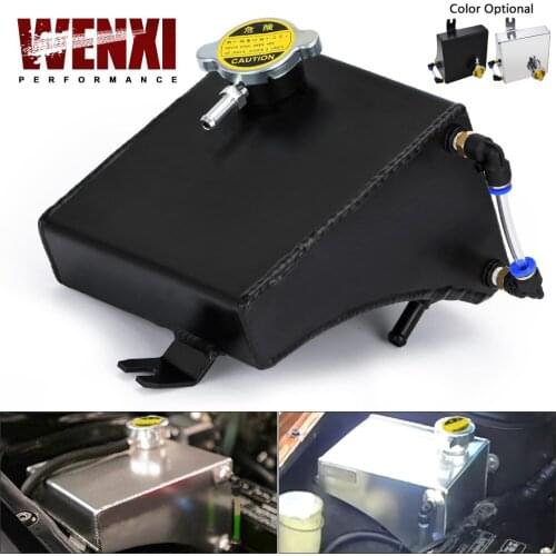 240SX S13 SR20DET KA24DE KA24E KA24 Aluminum Coolant Overflow Tank Reservoir Kit For Nissan (Fits: 240SX) WX-TK47