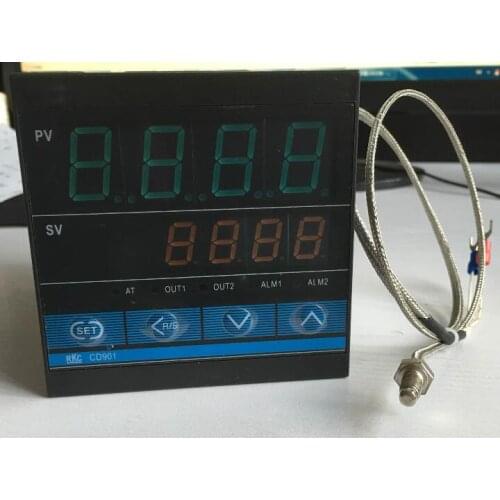 CD901 Digital PID temperature controller CD901FK02-V*AN-NN with 1M thermocouple K 100-240VAC 0-400C SSR output