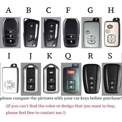 Key Case For Car Leather Key Cover For Toyota Corolla Highlander Camry Crown Rav4 Levin Reiz Verso Etc Car Key Cover 12 Style