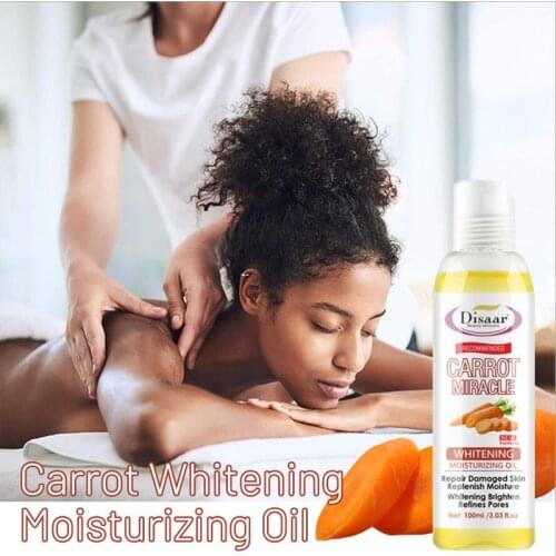 100ML Natural Carrot Oil Body Face Massage Essential Oil Moisturizing Whitening Improve sleep Relaxation Oil Control Skin Care