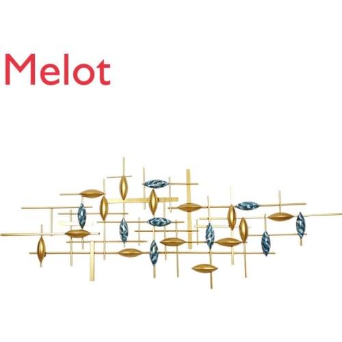 Sofa Background Wall Metal Pendant Simple Wall Decoration Iron Wall Hanging Creative Living Room Wall Decorations