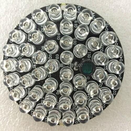 Lihmsek 5pcs F5 48pcs LEDs 940nm IR infrared Lights LED Board for Dome type CCTV IR Illuminator Lamp, No red exposure at night