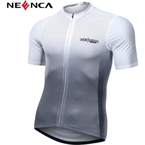 NEENCA Men Cycling Jersey 2021 Short Sleeve MTB Bike Racing Jersey Breathable Mountain Bicycle Jersey Wear Maillot Ciclismo