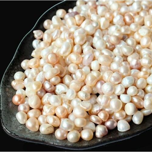 100g Natural Genuine Pearl Beads Crystal Raw Stone Macadam Gravel Tumbled For Decoration Healing