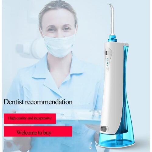 Free Shipping Electric Rechargeable Portable Oral cleaner/Travel Dental Water Flosser/ for Qralcare Water Pick Blue Color