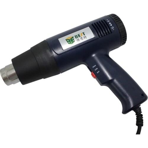 BST-3A 1600W Handhold Hot Air Heat Gun Temperature Adjustable Hot Air Anti-slip Handle Blowing knob adjustable thermostat
