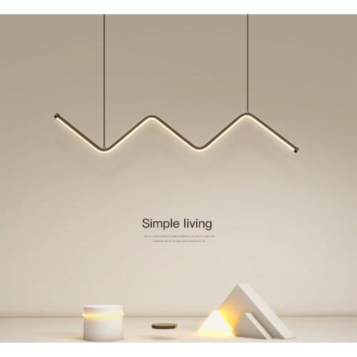 Nordic Minimalist Art Modern Led Pendant Lights Home Dining Living Room Decor Restaurant Bar Cafe Hanging Lighting Fixture Lamp