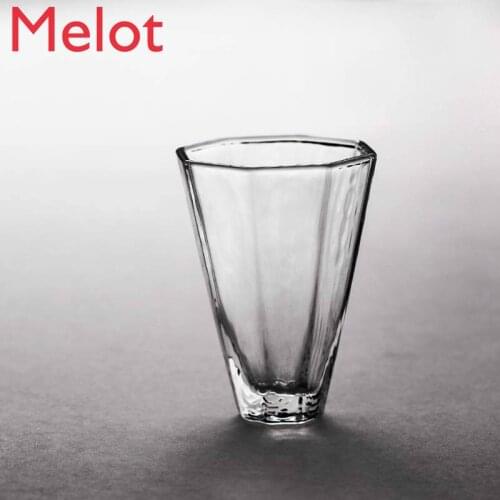 Handmade Glass Tea Tasting Cup Kung Fu Tea Set Heat-Resistant Tea Fragrance Tea Cup Transparent Small Teacup Master Single Cup