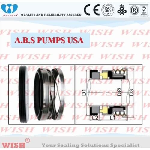 Type 1577 ABS "AFP" series submersible pumps Vulcan type 1577 elastomer diaphragm seals