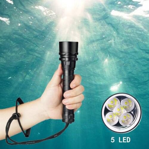 Topcom Powerful T6 Or L2 10W LED Diving Flashlight Professional IP68 Diving Light Underwater 80m Lantern Waterproof Light
