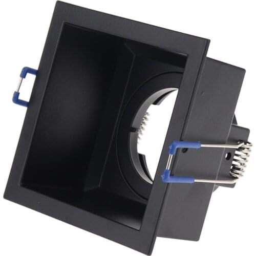 Recessed No adjustable ceiling lamps holder GU10 socket or MR16 base LED spot and halogen built-in spot lights