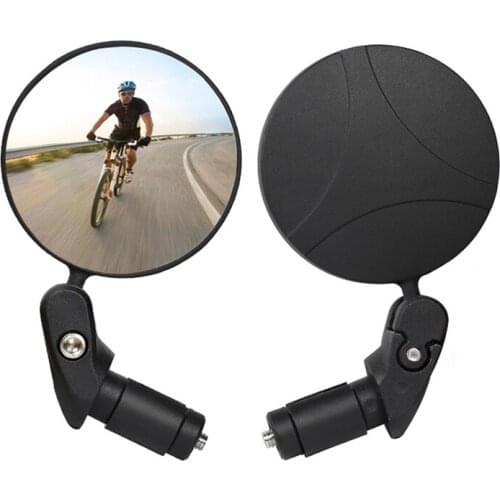 Bike Rearview Mirror 360 Rotation Adjustable Wide Angle Cycling Rear View MTB Road Bike Bicycle Handlebar Mirrors
