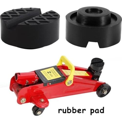 1Pc Car Lift Jack Stand Rubber Pads Black Rubber Slotted Floor Jack Pad Frame Rail Adapter for BMW Audi Benz Skoda Ford Toyota