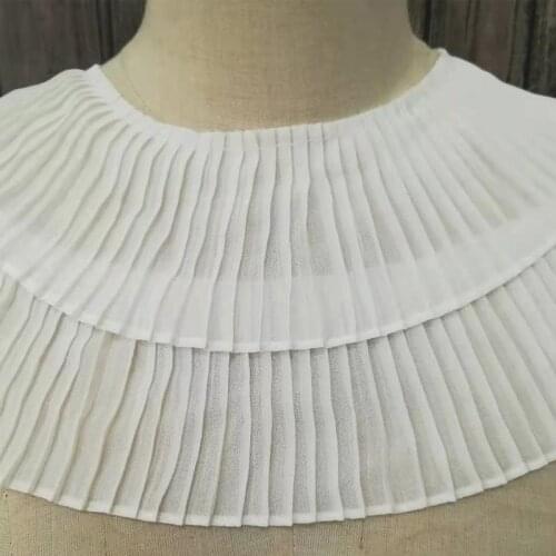 1Yard Embroidery Patch White Lace Applique 8cm Guipure Chiffon Lace Ribbons And Trims Sewing Wedding Laces Material Clothes PL17