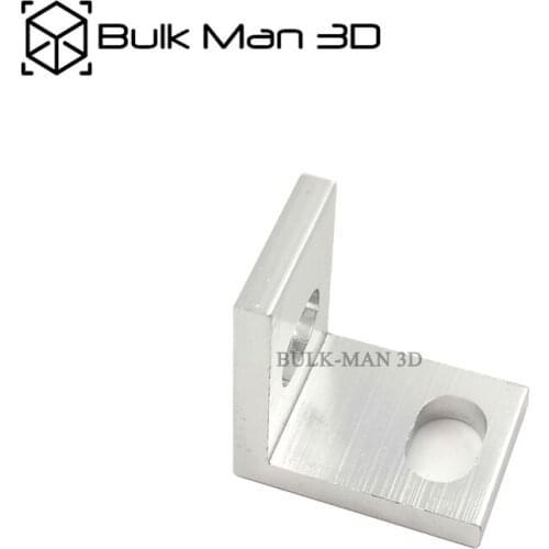10pcs/lot CNC Aluminum Single Universal L bracket for Wood CNC Router Machine 3D Printer V-slot / T slot Linear Rail
