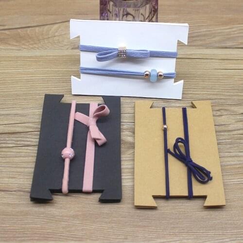 12x8cm DIY Handmade jewelry headband package tag card flower pattern hair band packing card 50pc/50pcs+50oppbag/lot