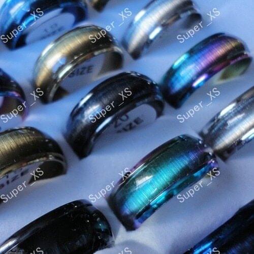 20pcs Hot Sale wholesale jewelry ring Mixed lots fashion women men cat-eye & stainless steel rings LR041 free shipping
