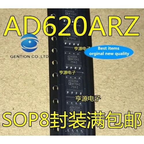 5PCS AD620ARZ AD620BRZ AD620AR AD620A AD620B instrumentation amplifier SOP-8 in stock 100% new and original