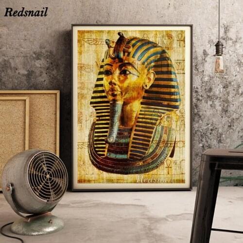 Diy Diamond Painting Retro Egyptian King Tut Queen 5D full Drill mosaic diamond embroidery Egypt Wall Art puzzle EE808
