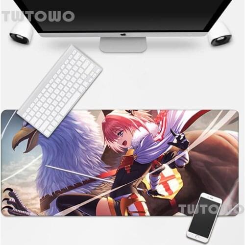 Astolfo Anime New HD Custom Mouse Mat Lovely Art Soft Anti-slip Natural Rubber Laptop Mice Pad Keyboard Pad MousePads MousePad