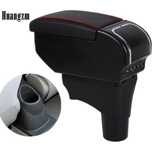 Car Armrest For Nissan VERSA Sedan Latio Sunny 2012-2018 Armrest Storage Box Renault Scala Rotatable 2013 2014 2015 2016 2017