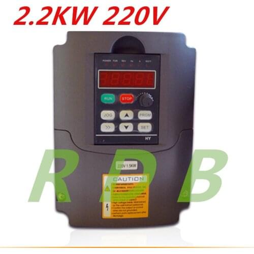 NEW HY 2.2KW 220V AC Frequency Inverter 400HZ VFD VARIABLE FREQUENCY DRIVE WITH Potentiometer Knob AC Inverter
