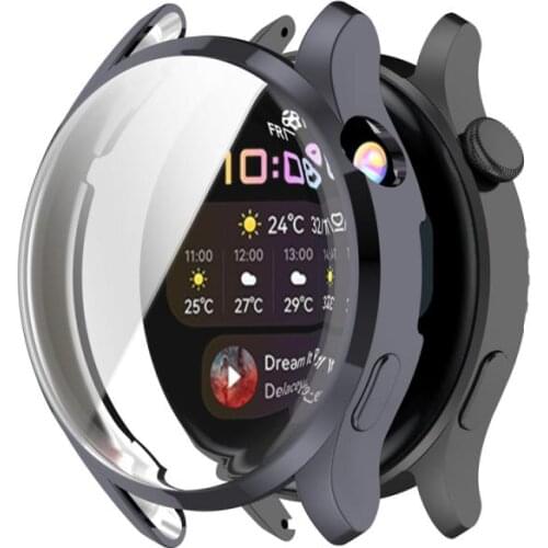 For Huawei Watch 3 Watch Case Soft TPU Protective Cover For Huawei Watch 3 Full Screen Protector Cases Frame Bumper Shell