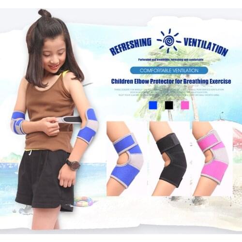 Kids Elbow Brace Pads Sports Protect Breathable Arm Cover Elbow Support Guard SAL99