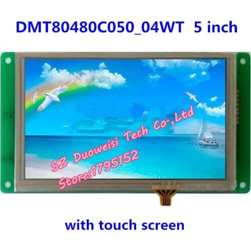 DMT80480C050_04WT 5-inch resistive touch screen DGUS serial port configuration screen LCD screen